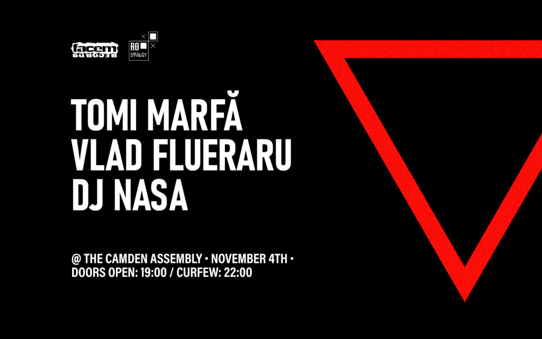 Tomi Marfa, Vlad Flueraru si DJ Nasa – Londra – Camden Assembly 4 Noiembrie 